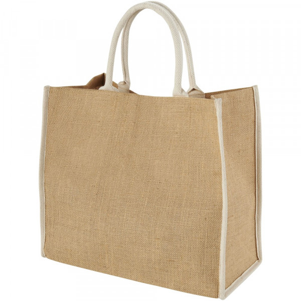 Harry jute draagtas met gekleurde accenten 25L