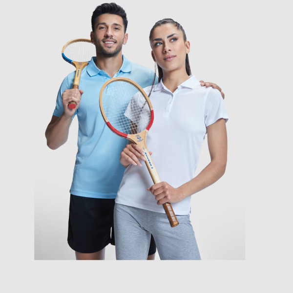Monzha 150 g/m² sportpolo met korte mouwen voor dames