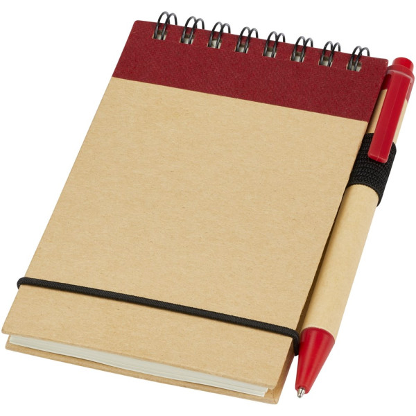 Zuse A7 gerecycled jotter kladblok met pen